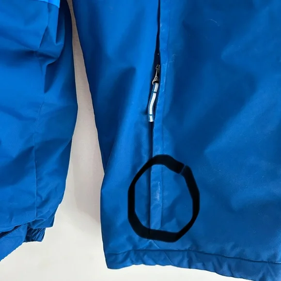 Columbia Kids Omni-Heat Blue Winter Jacket Outgrown Grow System Insulated Size L - Picture 9 of 10